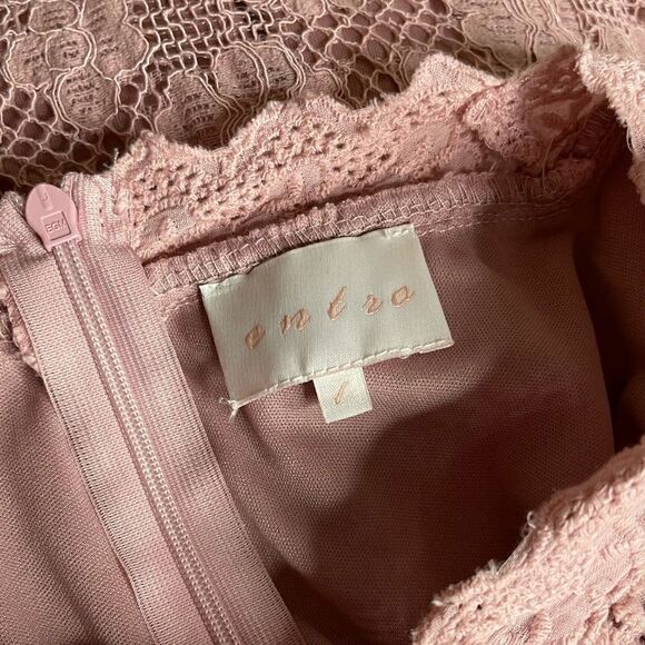 entro Blush Lace Sleeveless Summer Dress - Picture 11 of 14